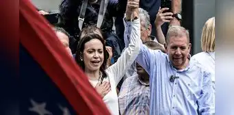 María Corina Machado y Edmundo González piden a la ONU el apoyo para una "transición democrática" en Venezuela María Corina Machado y Edmundo González piden a la ONU el apoyo para una "transición democrática" en Venezuela