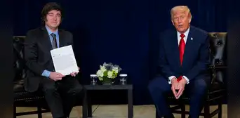 "Un líder fantástico y poderoso": Donald Trump alaba a Javier Milei y apoya su reelección como presidente de Argentina