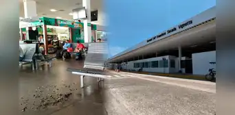 Baldosas del techo se desprenden en el Aeropuerto Internacional Francisco Secada Vignetta de Iquitos Baldosas del techo se desprenden en el Aeropuerto Internacional Francisco Secada Vignetta de Iquitos