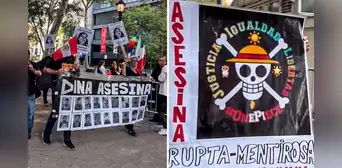 Dina Boluarte: ciudadanos peruanos protestan durante sus actividades en la ONU en Nueva York