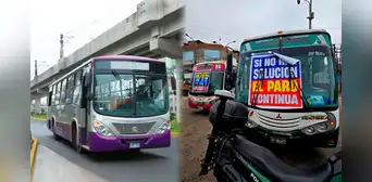 Corredor Morado modifica su ruta en SJL por paro de transportistas: conoce los nuevos desvíos Corredor Morado modifica su ruta en SJL por paro de transportistas: conoce los nuevos desvíos
