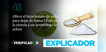 ¿Sirve el bicarbonato de sodio para dejar de fumar? Esto dice la ciencia y un neumólogo lo aclara