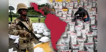 Las rutas de la droga en América Latina, los pasos del crimen que mueve millones de dólares Las rutas de la droga en América Latina, los pasos del crimen que mueve millones de dólares
