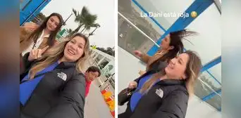 Ciudadanas chilenas intentan reto del Puente de los Suspiros pero se confunden con Puente de la Paz de Miraflores: “Es un poquito largo” Ciudadanas chilenas intentan reto del Puente de los Suspiros pero se confunden con Puente de la Paz de Miraflores: “Es un poquito largo”