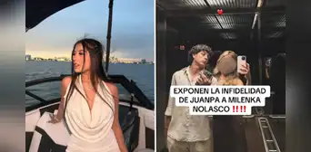 Milenka Nolasco se pronuncia tras infidelidad de Juanpa con joven ecuatoriana: "¿Quién es él y ella al lado mío?" Milenka Nolasco se pronuncia tras infidelidad de Juanpa con joven ecuatoriana: "¿Quién es él y ella al lado mío?"