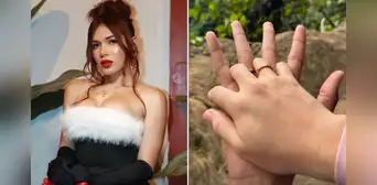 La ‘Uchulú’ revela que tiene novio y presume anillo junto a él: “Vamos a cumplir 6 meses juntos”