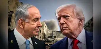 Trump agradece a Netanyahu por "estar de acuerdo" con su plan y asegura que Israel se retirará de Gaza "por etapas" Trump agradece a Netanyahu por "estar de acuerdo" con su plan y asegura que Israel se retirará de Gaza "por etapas"