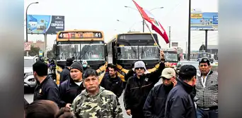 Gremios de transporte público otorga una semana de plazo a Ejecutivo para frenar la inseguridad: "Habrá otro paro si no cumplen" Gremios de transporte público otorga una semana de plazo a Ejecutivo para frenar la inseguridad: "Habrá otro paro si no cumplen"