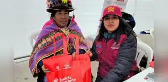 Población de San Cristóbal-Calacoa recibió servicios judiciales gratuitos en la feria Llapanchikpaq Justicia Población de San Cristóbal-Calacoa recibió servicios judiciales gratuitos en la feria Llapanchikpaq Justicia