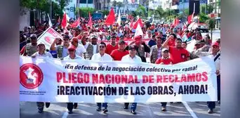 Gremio de construcción civil marchan el 2 de octubre: más de 400.000 obreros exigen aumento de sueldos Gremio de construcción civil marchan el 2 de octubre: más de 400.000 obreros exigen aumento de sueldos