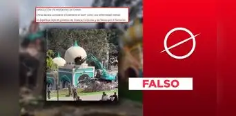 Este video no muestra destrucción de mezquita en China por “islamofobia del gobierno”: sucedió en otro país de Asia