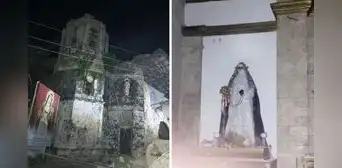 Iglesia de Santa Rosa de Lima en Filipinas se derrumba parcialmente tras terremoto de magnitud 6,9