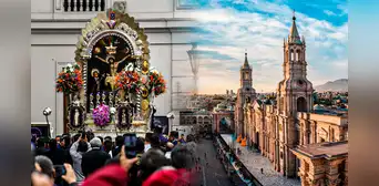 Señor de los Milagros en Arequipa 2025: fechas de recorridos, misas protocolares y programa completo