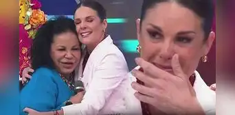 Eva Ayllón hace llorar a Rebeca Escribens en vivo en 'América espectáculos' con emotiva sorpresa en su aniversario: "Lo mucho que te quiero"