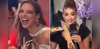Miss Ecuador presume chocolate de su país en Miss Grand International 2025, pero peruana Flavia López la interrumpe y afirma: "El cacao es peruano"