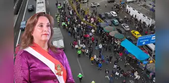 Dina Boluarte minimiza protesta de los transportistas: "Un paro de 48 horas no va a solucionar el crimen organizado" Dina Boluarte minimiza protesta de los transportistas: "Un paro de 48 horas no va a solucionar el crimen organizado"