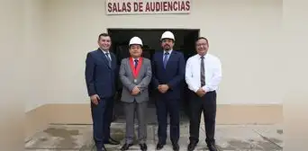 Corte de Tumbes supervisa obras de reparación y mejoramiento en salas de audiencia del Centro Penitenciario Corte de Tumbes supervisa obras de reparación y mejoramiento en salas de audiencia del Centro Penitenciario