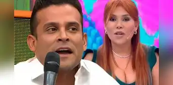 Christian Domínguez se burla de las duras críticas de Magaly Medina tras usar el ampay del 'auto rana' para publicidad: "Afectadísimo estoy" Christian Domínguez se burla de las duras críticas de Magaly Medina tras usar el ampay del 'auto rana' para publicidad: "Afectadísimo estoy"
