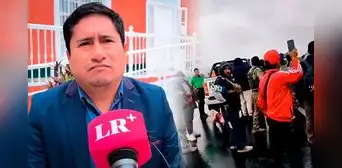 Alcalde de Pataz tras ser detenido durante la 'marcha de sacrificio': "Fue un abuso. La Policía nos viene siguiendo" Alcalde de Pataz tras ser detenido durante la 'marcha de sacrificio': "Fue un abuso. La Policía nos viene siguiendo"