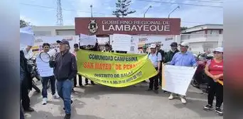 Lambayeque: comunidades campesinas exigen asfaltado de carretera que beneficiaría a 7 mil personas