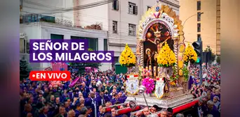¿Dónde está el Señor de los Milagros 2025? Sigue aquí su primer recorrido procesional