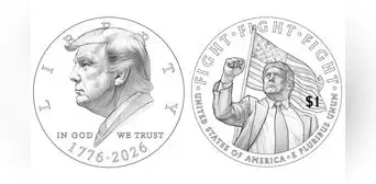 EEUU: Departamento del Tesoro considera acuñar una moneda con la cara de Donald Trump