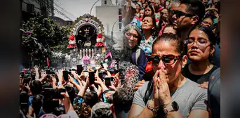 Recorrido del Señor de los Milagros EN VIVO: procesión avanza por la av. Tacna entre miles de fieles Recorrido del Señor de los Milagros EN VIVO: procesión avanza por la av. Tacna entre miles de fieles