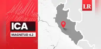 Temblor de magnitud 4,2 se sintió en Ica hoy, según IGP