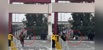 Captan a postulante a San Marcos pedir de rodillas ingresar al examen de admisión tras llegar tarde: "Déjenla entrar" Captan a postulante a San Marcos pedir de rodillas ingresar al examen de admisión tras llegar tarde: "Déjenla entrar"