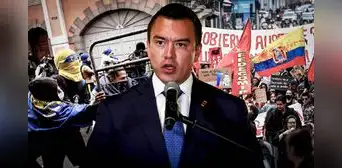 Daniel Noboa decreta nuevo estado de excepción en Ecuador por protestas indígenas contra el alza del diésel Daniel Noboa decreta nuevo estado de excepción en Ecuador por protestas indígenas contra el alza del diésel