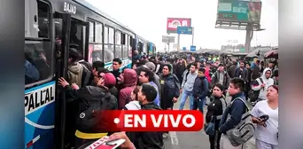 Paro de transportistas EN VIVO hoy lunes 6 de octubre: PNP obstaculiza caravana de buses en protesta por extorsión y asesinatos