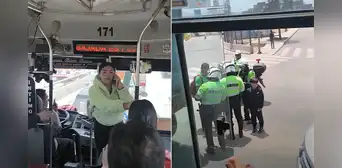 Policía se negó a pagar pasaje y llamó a colegas para detener al chofer frente a todos los pasajeros: testigos grabaron la escena Policía se negó a pagar pasaje y llamó a colegas para detener al chofer frente a todos los pasajeros: testigos grabaron la escena