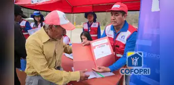 Peruanos podrán recibir títulos de propiedad gratis: Cofopri anuncia el inicio de empadronamiento de más de 10.000 lotes Peruanos podrán recibir títulos de propiedad gratis: Cofopri anuncia el inicio de empadronamiento de más de 10.000 lotes