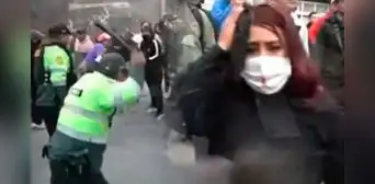 Mujer denuncia agresión policial en Carabayllo tras enfrentamiento durante paro de transportistas: "Vino de la nada a golpearme"