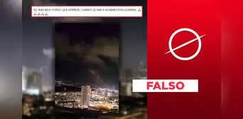 Este video no muestra ataque de Irán sobre Israel tras advertir posible reanudación de la guerra en agosto de 2025 Este video no muestra ataque de Irán sobre Israel tras advertir posible reanudación de la guerra en agosto de 2025