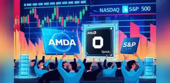 AMD y OpenAI hacen que Wall Street suba a máximos históricos con US$101.000 millones en capitalización