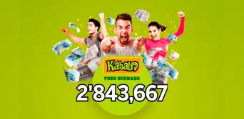 Kábala en vivo: mira los números ganadores y premios del sorteo del martes 7 de octubre