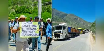Rondas campesinas protestan contra el MTC en paro indefinido por promesas incumplidas de carreteras: “No cumplen con los pueblos”