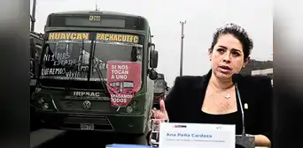 Ministra de la Mujer propone asistencia económica de 400 soles para hijos de choferes asesinados por extorsionadores