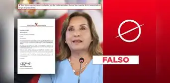 Dina Boluarte no envió una carta de renuncia al Congreso: documento muestra membrete falso Dina Boluarte no envió una carta de renuncia al Congreso: documento muestra membrete falso