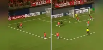 El primer golazo de la era Manuel Barreto: César Inga 'bailó' al defensa chileno y anota el 1-0 de Perú El primer golazo de la era Manuel Barreto: César Inga 'bailó' al defensa chileno y anota el 1-0 de Perú