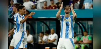 Sin Lionel Messi, Argentina venció 1-0 a Venezuela en el amistoso internacional de fecha FIFA