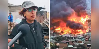 Madre de familia que perdió su casa tras incendio en Pamplona Alta pide apoyo para reconstruir sus viviendas: "Pienso que es un mal sueño"