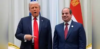 Donald Trump elogia al presidente de Egipto por su papel clave que permitió un cese el fuego en Gaza