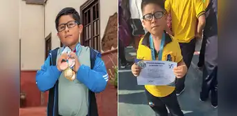 Niño peruano de 9 años que vendió su bicicleta para ir al Mundial de Matemáticas ganó el oro Niño peruano de 9 años que vendió su bicicleta para ir al Mundial de Matemáticas ganó el oro