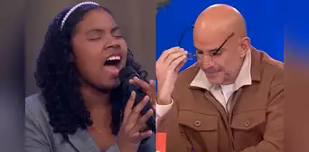 Ricardo Morán se quiebra ante la potente voz de la imitadora de Whitney Houston: “Eres muy conmovedora” Ricardo Morán se quiebra ante la potente voz de la imitadora de Whitney Houston: “Eres muy conmovedora”