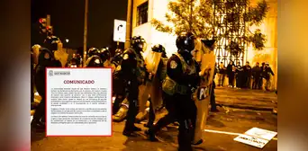 UNMSM sobre afirmaciones del ministro del Interior: "Exigimos rectificarse en sus penosas declaraciones" UNMSM sobre afirmaciones del ministro del Interior: "Exigimos rectificarse en sus penosas declaraciones"