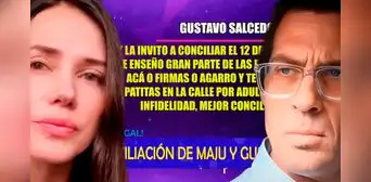 Gustavo Salcedo amenazó a Maju Mantilla para que firme conciliación: "Firmas o te pongo de patitas en la calle"