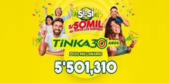 ¿Cuáles fueron los resultados de La Tinka este domingo 19 de octubre? Números ganadores del sorteo ¿Cuáles fueron los resultados de La Tinka este domingo 19 de octubre? Números ganadores del sorteo