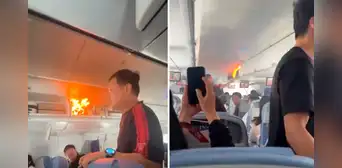 Pánico en aeropuerto de China: batería de litio explota en pleno vuelo y obliga a aterrizaje de emergencia